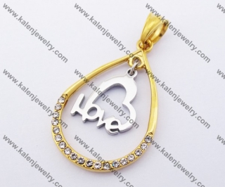 Stainless Steel Love Pendant KJP140174