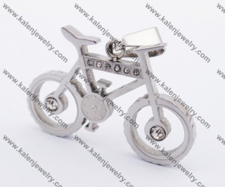 Stainless Steel Lovely Bike Pendant KJP140197