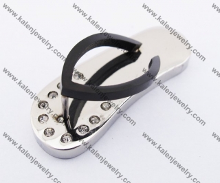 Stainless Steel Lovely Slippers Pendant KJP140210