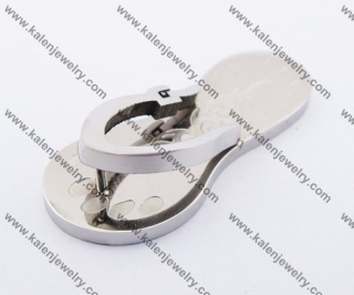 Stainless Steel Lovely Slippers Pendant KJP140211