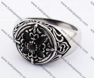 Stainless Steel Skull Ring KJR370202