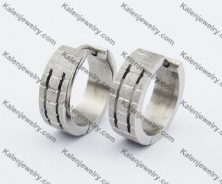 Stainless Steel Cutting Earring KJE051042