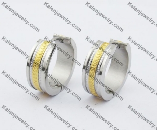 Stainless Steel Cutting Earring KJE051069