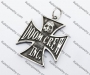 Stainless Steel Skull Iron Cross Pendant KJP400168<b style='color:red'> (Unavailable Item, Please remove it)</b>