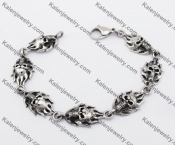 Stainless Steel Skull Bracelet KJB170147