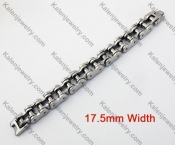 Stainless Steel Motorcycle Chain Bracelet KJB580001