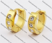 Stainless Steel Cutting Earring KJE051118