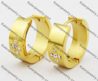 Stainless Steel Cutting Earring KJE051141