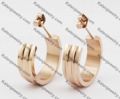 Stainless Steel Cutting Earring KJE051160