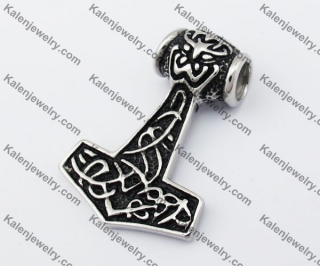 Stainless Steel Thor Hammer Pendant KJP170415
