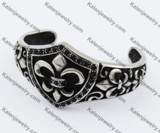 Vintage Fleur De Lis Bangle KJB370024