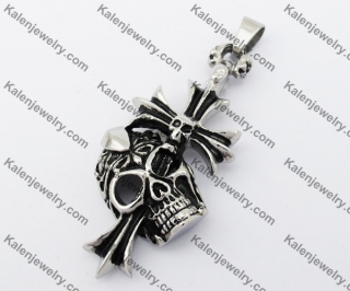 Skull Cross Pendant KJP051301