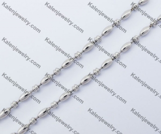 (price for 100 meters chain with 200pcs clasps) 3mm wide steel Diamond ball chain KJN150291