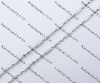 (price for 100 meters chain with 200pcs clasps) 2mm wide Steel Ball Chain KJN150299