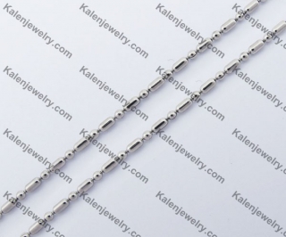 (price for 100 meters chain with 200pcs clasps) 1.5mm wide steel Round ball chain KJN150322