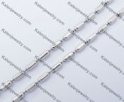 (price for 100 meters chain with 200pcs clasps) 3mm wide steel Square ball chain KJN150328