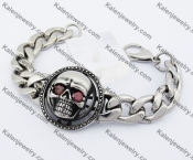 Red Eyes Skull Bracelet KJB350059