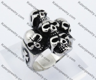 Skull Cross Ring KJR350219