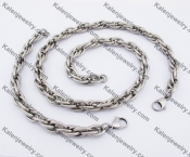 10mm Wide Neckalce & Bracelet Set KJS550016