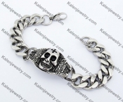 210×23 mmSteel Skull Bracelet  KJB540020