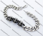 210×15mm Steel Skull Bracelet KJB540022