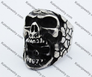 Skull Biker Ring KJR370334