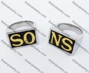 Gold Plating SO NS Ring KJR010301