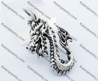 Steel Dragon Pendant KJP170530