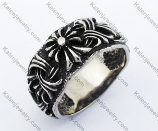 Floral Cross Ring KJR370379