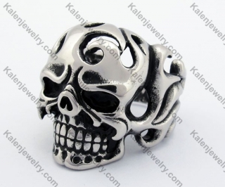 Skull Biker Ring KJR350235