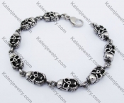 9mm Wide Skull Bracelet KJB170253