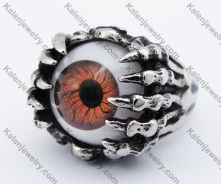 Eye Skeleton Hand Ring KJR350243