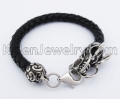 Dragon Clasp Leater Bracelet KJB550236