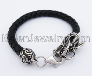 Dragon Clasp Leater Bracelet KJB550236