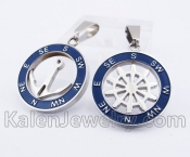 Stainless Steel Sailor Couple Pendant KJP140215