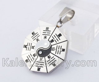 Stainless Steel Eight Trigrams Pendant KJP140231