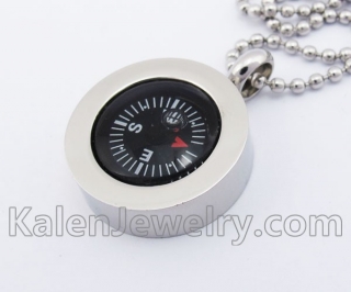 Stainless Steel Compass Pendant KJP140232