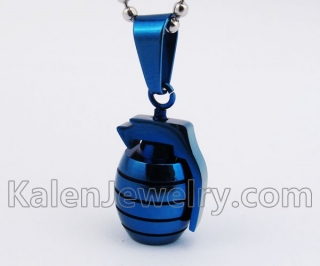 Blue Grenade Pendant KJP140294