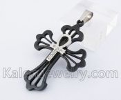 Black Cross Pendant KJP140323