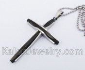 Black Cross Pendant KJP140338