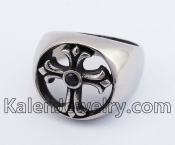 Fleur De Lis Cross Ring KJR370396
