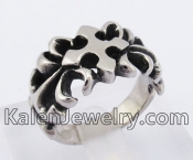 Floral Cross Ring KJR370408