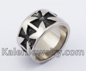 Iron Cross Sign Ring KJR370426