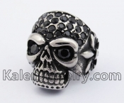 Overlay Stones Skull Ring KJR370491