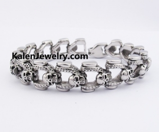 16mm Wide Skull Bracelet KJB550213