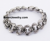 16mm Wide Skull Bracelet KJB550220