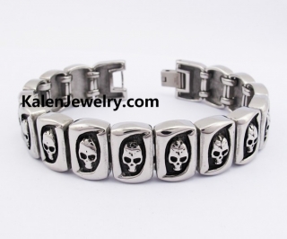 18mm Wide Skull Bracelet KJB550271