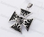 Iron Cross Skull Pendant KJP051352