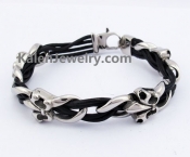 Fleur De Lis Leather Bracelet KJB550194