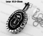 Inlay Stones Skull Believer Pendant KJP640011<b style='color:red'> (Unavailable Item, Please remove it)</b>